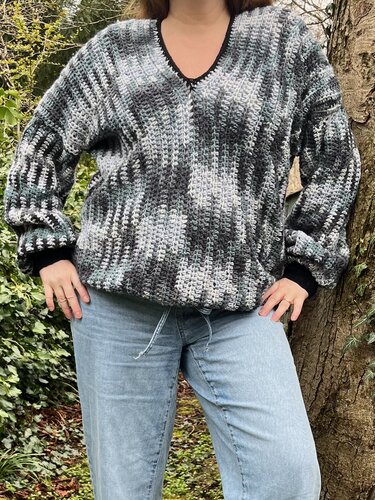 Crochet Pattern Sweater "Serenity" - Image 6