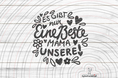Beste Mama Plotterdatei SVG DXF - Bild 2