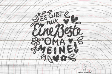 Beste Oma Plotterdatei SVG DXF - Bild 2