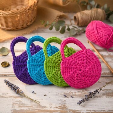 Crochet Round Bag Pattern + Video Tutorial (English Only) - Image 6