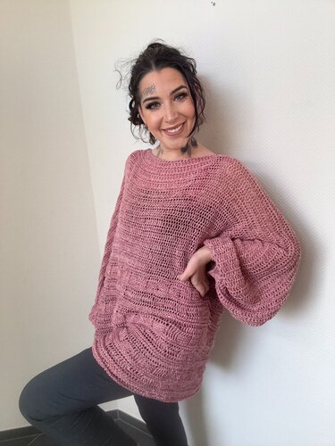 Häkelanleitung OVERSIZE-KUSCHELPULLI "GREAT FAIRY" - Bild 4