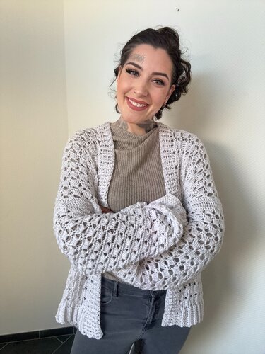 Häkelanleitung JACKE "WHITE DIAMOND" - Bild 2