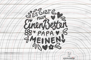 Nur einen besten Papa Plotterdatei SVG DXF - Bild 2