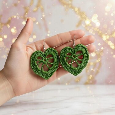 Crochet Leaf Earrings PDF + Video (English Only) | nontycrochet - Image 4