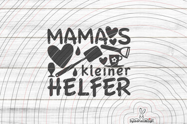 Mamas kleiner Helfer Plotterdatei SVG DXF - Bild 2