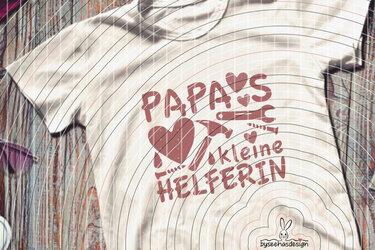 Papas kleine Helferin Plotterdatei SVG DXF - Bild 9