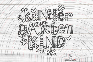 Kindergarten Kind Plotterdatei SVG DXF