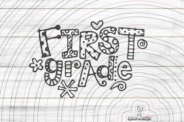 First Grade Plotterdatei SVG DXF - Bild 2