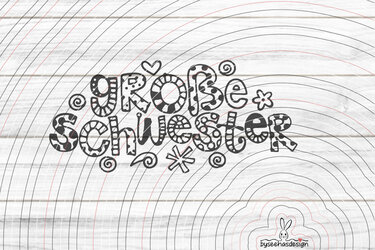 Große Schwester Plotterdatei SVG DXF - Bild 2