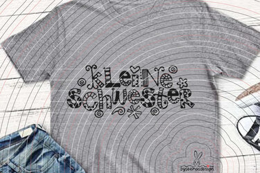 Kleine Schwester Plotterdatei SVG DXF - Bild 9