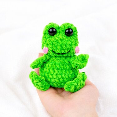 Häkelanleitung Frosch – süßes Kuscheltier als PDF Anleitung