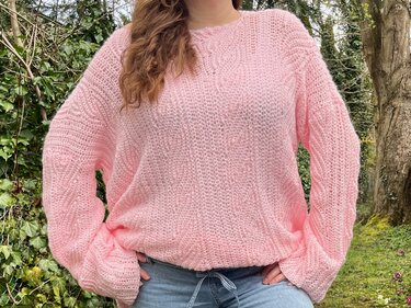 Crochet Pattern Sweater "Peony"