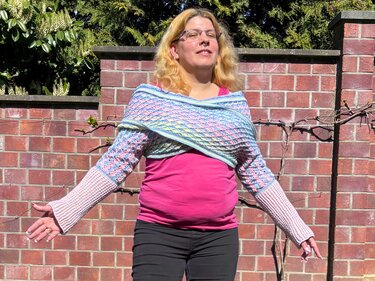 Crochet Pattern Shrug Scarf „Sugarwaves“ - Image 14