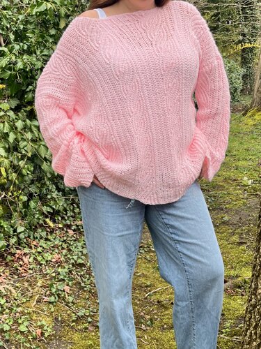 Häkelanleitung Pullover "Pfingstrose" - Bild 9