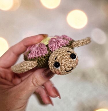 PDF Häkelanleitung Amigurumi African Flower Schildkröte Florentina - Bild 3