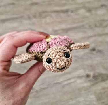 PDF Häkelanleitung Amigurumi African Flower Schildkröte Florentina - Bild 5