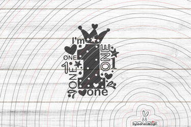 I'm one Plotterdatei SVG DXF - Bild 2