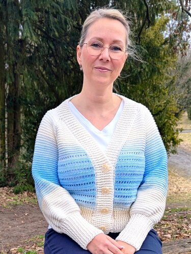 Häkelanleitung "Cleo"-trendige Häkeljacke im RVO-Stil, alle Größen - Bild 6