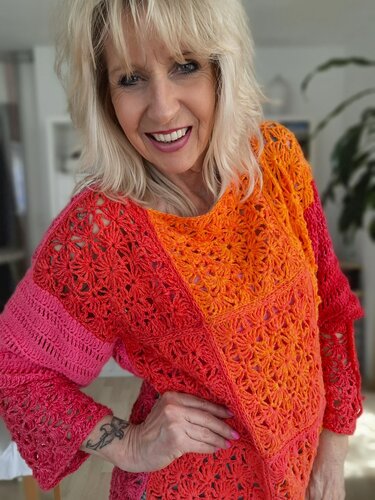 Marchy - Häkelanleitung für Jacke und Wendepulli im Patchworkstil - Bild 21