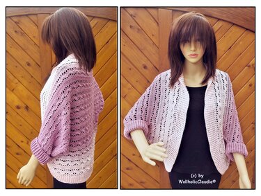 Häkelanleitung Seelenwärmer / Shrug "good feeling" - Alle Größen