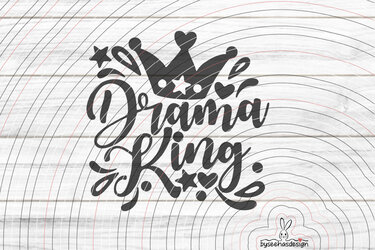 Drama King Plotterdatei SVG DXF - Bild 2