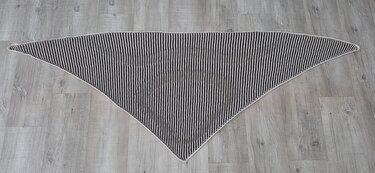 Stier (Sternzeichen) Schattenstricken, Illusionsstricken, Motivtuch - Bild 5