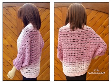 Häkelanleitung Seelenwärmer / Shrug "good feeling" - Alle Größen - Bild 2