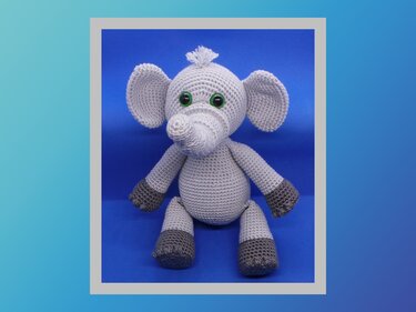 Häkelanleitung Elefant Egon