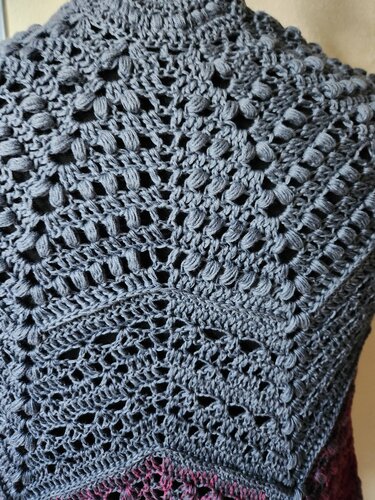 "Seestern"... das Sternentuch mit 6 Ecken für warme oder kalte Tage - Bild 15