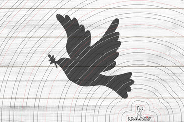 Frieden Taube Plotterdatei SVG DXF - Bild 2
