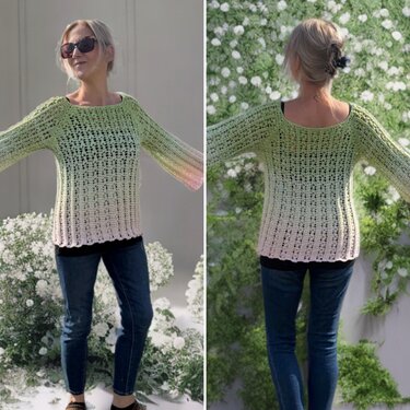 Häkelanleitung Pulli "Elfentau" - Bild 2