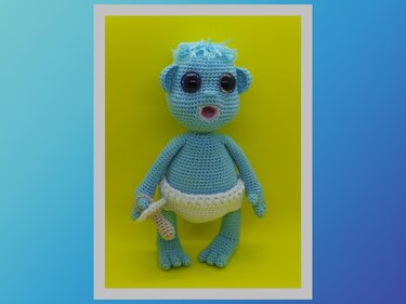 Häkelanleitung Monsterbaby Milo - Bild 6