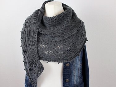 Knitting Pattern PDF Half Circle Shawl – Elegant Lace Shawl „Julietta - Image 5