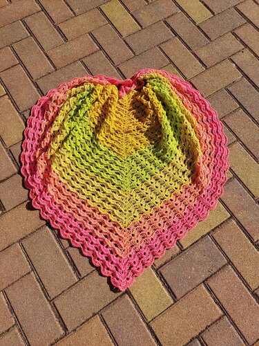 Mareo & Marea - Häkelanleitung für ein Dreieckstuch 2 in 1 - Bild 12