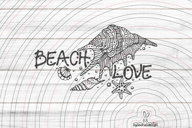 Beach Love Plotterdatei SVG DXF - Bild 2