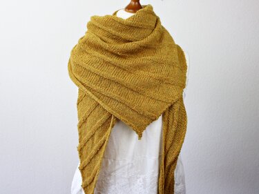 Strickanleitung Dreieckstuch einfach – gemütliches Tuch für Anfänger - Bild 3