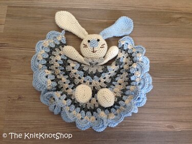 Häkelanleitung Kuscheltuch "Hasi" Schmusetuch - Bild 7