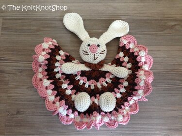 Häkelanleitung Kuscheltuch "Hasi" Schmusetuch - Bild 10