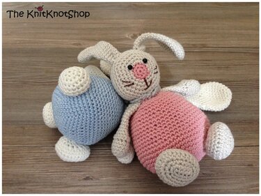 Häkelanleitung Schmusetier Hase "Hasi" - Bild 16