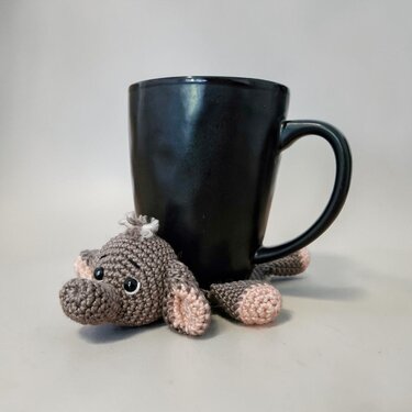 PDF Häkelanleitung Untersetzer für Tassen und Gläser Amigurumi Elefant - Bild 7