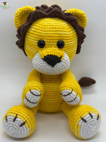 Kuschel Löwe, mini - Häkelanleitung - Bild 4