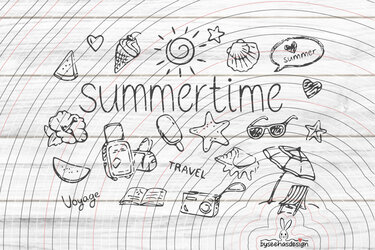 Summertime Plotterdatei SVG DXF - Bild 2