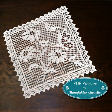 Deckchen "Schmetterlinge" - Frühlingskollektion