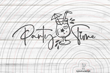Party Time Plotterdatei SVG DXF