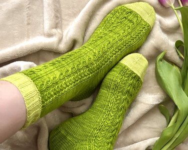 Verdina Socks, Strickanleitung für Mustersocken - Bild 2