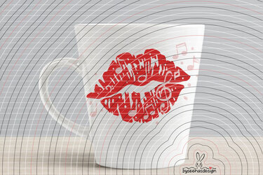 music kiss Plotterdatei SVG DXF - Bild 9