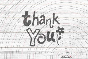 Thank You Plotterdatei SVG DXF - Bild 2