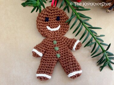 Häkelanleitung Weihnachtsgebäck - Lebkuchenmann - Zuckerstange - Kekse - Bild 2