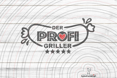 Profi Griller Plotterdatei SVG DXF - Bild 2