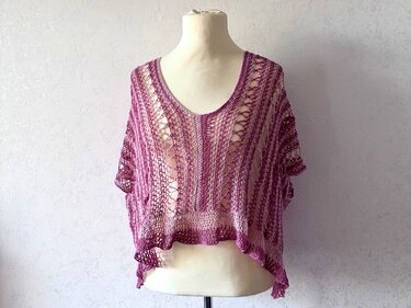 Crochet Pattern Shirt "Mixed Patterns"